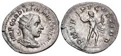 The McAlee Collection – Gordian III to Philip II Gordian III. AD 238-244. AR Antoninianus (24mm, 3.96 g, 6h). Antioch mint. 2nd series, 1st issue, AD 242-244. IMP GORDIANVS PIVS FEL AVG, radiate, drap