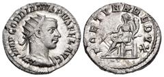 The McAlee Collection – Gordian III to Philip II Lot of five (5) coins. 248a Gordian III. AD 238-244. AR Antoninianus (22mm, 4.01 g, 7h). Antioch mint. 2nd series, 2nd issue, AD 242-244. IMP GORDIANVS