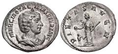 The McAlee Collection – Gordian III to Philip II Otacilia Severa. Augusta, AD 244-249. AR Antoninianus (24mm, 3.35 g, 7h). Antioch mint. 1st series of Philip I. MARCIA OTAC ILIA SEVERA AVG, draped bus