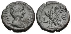 Roman Provincial EGYPT, Alexandria. Julia Maesa. Augusta, AD 218-224/5. Potin Tetradrachm (23mm, 12.83 g, 12h). Dated RY 5 of Elagabalus (AD 221/222). IOYΛ MAICA CEB MHT(ηρ) CTPA(τοπέδον), draped bust