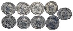 Large Lots ROMAN. Imperial. Lot of nine (9) AR Antoniniani of Trajan Decius and Herennia Etruscilla. Includes: Trajan Decius (7) // Herennia Etruscilla (2). VF to Good VF. LOT SOLD AS IS, NO RETURNS. 