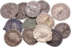 Large Lots ROMAN. Imperial. Lot of thirteen (13) antoniniani. Includes: Trajan Decius // Herennia Etruscilla // Trebonianus Gallus // Volusian // Valerian I // Gallienus // Salonina // Valerian II // 