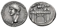 Merani Collection – Roman Imperial Nero Claudius Drusus. Died 9 BC. AR Denarius (17mm, 3.60 g, 3h). Lugdunum (Lyon) mint. Struck under Claudius, AD 41-42. NERO CLAVDIVS • DRVSVS • GERMANICVS • IMP, he