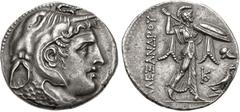 Greek PTOLEMAIC KINGS of EGYPT. Ptolemy I Soter. As satrap, 323-305 BC. AR Tetradrachm (27mm, 15.76 g, 11h). Ptolemaic standard. In the name of Alexander III of Macedon. Alexandreia mint. Struck circa