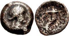 Greek PTOLEMAIC KINGS of EGYPT. temp. Ptolemy VIII – Kleopatra VII. Mid 2nd-1st centuries BC. Æ (11mm, 1.28 g, 12h). Paphos mint. Draped bust of Aphrodite right, wearing stephanos / Diademed cornucopi