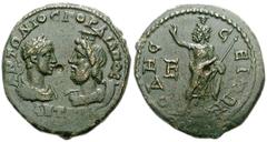 MOESIA INFERIOR, Odessus. Gordian III. AD 238-244. Æ 27mm (12.85 g, 1h). Confronted busts of Gordian, laureate, draped, and cuirassed, and Serapis, draped and wearing a modius, cornucopia at shoulder 