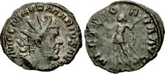 Roman Imperial Marius. Romano-Gallic Emperor, AD 269. AR Antoninianus (20.5mm, 3.31 g, 1h). Colonia Agrippinensis (Cologne) mint. 2nd emission, circa mid AD 269. Radiate, draped, and cuirassed bust ri