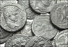 ROMAN. Provincial. Syro-Phoenician AR Tetradrachms. All coins: Head or bust right / Eagle standing facing, wings spread. Includes: COMMAGENE, Zeugma. Caracalla // SYRIA, Seleucis and Pieria. Antioch. 