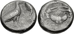 Greek SICILY, Akragas. Circa 485-480/78 BC. AR Didrachm (18mm, 8.40 g, 8h). Sea eagle standing right / Crab within incuse circle. Westermark, Coinage, Period I, Group III, 229 (O79/R154); HGC 2, 96. T
