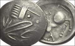 GREEK. Celtic. AR Tetradrachms. All coins: Danube Region. Imitating Philip II of Macedon. Circa 2nd-1st centuries BC. AR Tetradrachm. Saddle-head type. Head of Zeus right / Horse left, remnants of a r