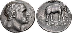 Greek SELEUKID EMPIRE. Antiochos III 'the Great'. 222-187 BC. AR Tetradrachm (29mm, 16.37 g, 12h). Uncertain mint 68, in northern Mesopotamia. Struck circa 192/0-187 BC. Diademed head right (Type E) /