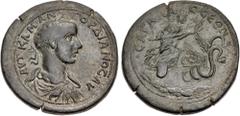Roman Provincial PISIDIA, Sagalassus. Gordian III. AD 238-244. Æ (36mm, 28.76 g, 6h). AVT · KA · M · ANT · ΓOPΔIANOC · AV ·, laureate, draped, and cuirassed bust right / · CAΓAΛACCЄΩN, Demeter, holdin