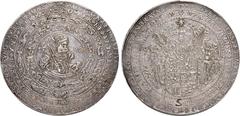 World GERMANY, Braunschweig-Wolfenbüttel (Duchy). Julius. 1568-1589. AR Löser zu 5 Reichstalern – 5 Taler (73mm, 145.24 g, 12h). Heinrichstadt mint. Dated 1588. (floral spray) VON · G · GNAEDEN · IVLI