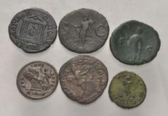 Large Lots ROMAN. Provincial-Imperial. Lot of six (6) mostly bronze issues. Includes: PROVINCIAL: Moesia Inferior, Marcianopolis. Gordian III // Thrace, Hadrianopolis. Gordian III. Æ // IMPERIAL: Agri