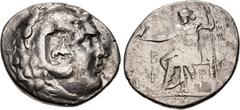 Greek LYCIA, Phaselis. Circa 218/7-186/5 BC. AR Tetradrachm (29.5mm, 16.21 g, 1h). In the name and types of Alexander III of Macedon. Dated CY 2 (217/6 BC). Head of Herakles right, wearing lion skin; 