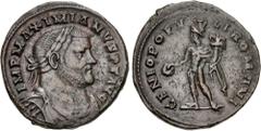 Selections from the DiMarzio Collection of London Mint Æs Lot of fifteen (15) Æ Folles from Londinium (London) mint. . Maximianus. RIC VI 25; C&T 3.01.013 // Constantius I. RIC VI 14a; C&T 1.03.009 //