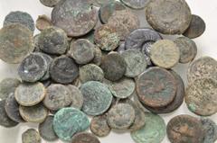 Large Lots GREEK. Magna Graecia & Sicily. Lot of sixty-four (64) bronze issues. Includes: various cities, mostly Syracuse. Diameters from 10-31mm. Average Fair to Fine, most with green patina, some en