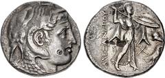 Ptolemaic Coins from the Ken Bressett Collection PTOLEMAIC KINGS of EGYPT. Ptolemy I Soter. As satrap, 323-305/4 BC. AR Tetradrachm (27mm, 14.69 g, 12h). Ptolemaic standard. In the name of Alexander I