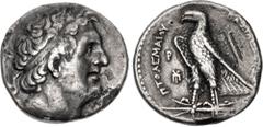 Ptolemaic Coins from the Ken Bressett Collection PTOLEMAIC KINGS of EGYPT. Ptolemy I Soter. 305/4-282 BC. AR Tetradrachm (26mm, 12.54 g, 11h). Alexandreia mint. Struck circa 300-282 BC. Diademed head 