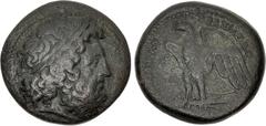 Ptolemaic Coins from the Ken Bressett Collection PTOLEMAIC KINGS of EGYPT. Ptolemy I Soter. 305/4-282 BC. Æ Diobol (28mm, 14.94 g, 1h). Alexandreia mint. Struck 294-282 BC. Laureate head of Zeus right