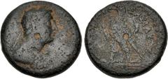Ptolemaic Coins from the Ken Bressett Collection PTOLEMAIC KINGS of EGYPT. Ptolemy III Euergetes. 246-222 BC. Æ Hemiobol (19mm, 5.17 g, 11h). Corinth mint. Laureate bust right, wearing aegis / Eagle w