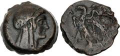 Ptolemaic Coins from the Ken Bressett Collection PTOLEMAIC KINGS of EGYPT. temp. Ptolemy VI–VIII. Circa 180-116 BC. Æ (26mm, 14.66 g, 11h). Alexandreia mint. Series 9. Head of Isis right, wearing wrea
