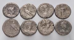 Large Lots ROMAN. Provincial. Lot of eight (8) BI Alexandrian Tetradrachms. Includes: Various rulers and types. VG-Fine. LOT SOLD AS IS, NO RETURNS. Eight (8) coins in lot.