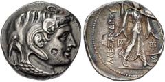 Greek PTOLEMAIC KINGS of EGYPT. Ptolemy I Soter. As satrap, 323-305/4 BC, or king, 305/4-282 BC. AR Tetradrachm (25.5mm, 15.67 g, 12h). First reduced Ptolemaic standard. In the name of Alexander III o