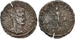 Roman Imperial Julian of Pannonia. Usurper, AD 284-285. Antoninianus (21mm, 2.59 g, 6h). Siscia mint, 2nd officina. Struck December AD 284. IMP C M AVR IVLIANVS P F AVG, radiate, draped, and cuirassed