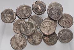 Large Lots ROMAN. Provincial. Lot of fifteen (15) Alexandrian BI Tetradrachms. Includes: various emperors and reverse types. Near Fine to Near VF. LOT SOLD AS IS, NO RETURNS. Fifteen (15) coins in lot