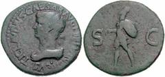 Estimate $12500 BRITANNICUS, son of Claudius and Messalina. Died 55 AD. Æ Sestertius (17.97 gm). Struck under Titus, circa 80 AD. Uncertain eastern provincial mint. TI CLAVDIVS CAESAR AVG F BRITANNICV