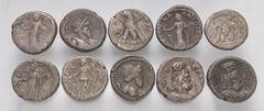 Large Lots ROMAN. Provincial. Lot of thirteen (13) Alexandrian BI Tetradrachms. Includes: various rulers. Good Fine to VF. LOT SOLD AS IS, NO RETURNS. Thirteen (13) coins in lot.