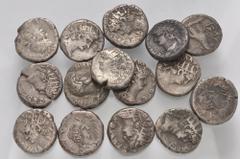 Large Lots ROMAN. Provincial. Lot of fifteen (15) Alexandria BI Tetradrachms. Includes: Nero (8) // other (7). Near VF. LOT SOLD AS IS, NO RETURNS. Fifteen (15) coins in lot.