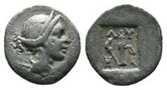 Greek (Silver, 0.77g 14mm) Lycia. Lycian League. Masikytes (BC 48-23) 1/4 Drachm
