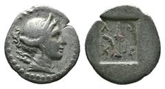 Greek (Silver, 0.88g 13mm) Lycia. Lycian League. Masikytes (BC 48-23) 1/4 Drachm