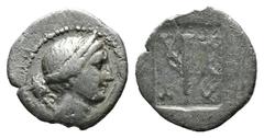 Greek (Silver, 0.74g 13mm) Lycia. Lycian League. Masikytes (BC 48-23) 1/4 Drachm
