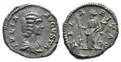 Roman Imperial (Silver, 2.85g 19mm)JULIA DOMNA (+217) Julia Domna Augusta (194-217) Denier 198 N° brm_079929 Date : 198 Nom de l'atelier : Rome Métal : argent Titulature avers : IVLIA - AVGV[STA]. Des