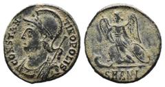 Roman Imperial (Bronze, 2.37g 16mm) Constantinopolis commemorative AE Nummus, Thessalonica Constantine I (306-337 AD). AE Nummus , Thessalonica, 330-333.