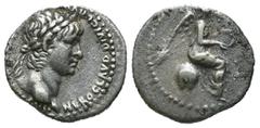 Roman Provincial Silver 1.71 gr 15 mm Nero. Achaean League Hemidrachm, ex BCD; Nero; 54-68 AD, Caesarea, Cappadocia, c. 58-60 AD, Hemidrachm,
