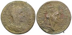 Provincial Philippus I. Arabs. (244-249 AD). Æ Bronze. Seleucis and Pieria. Antioch. Obv: laureate bust of Philippus I. Arabs left. Rev: bust of Tyche right. Weight 14.54 gr - Diameter 30 mm