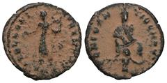 Roman Imperial Roman Imperial Maximinus II (305-313) AE Nummus Antioch Maximinus II Daja (305-313) AE Nummus Antiochia Obv: GENIO ANTIOCHENI, Tyche seated straight, Orontes swimming below. Rev: APOLLO