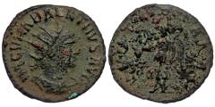 Roman Provincial Vabalathus. Antioch, March-May 272. AE Antoninianus (Bronze, 20mm, 3.45g) Obv. IM C VHABALATHVS AVG; Radiate, draped and cuirassed bust, right. Rev. VICTORIA AVG; Victory advancing le