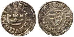 Medieval Medieval. Denar (silver, 0.68 g, 14 mm). Very fine.