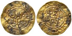 Islamic Fatimid. al-Hakim Abu‘ Ali al-Mansur, 386-411 AH. 1/4 Dinar (gold, 1.12 g, 17 mm), NM, ND. Fine.