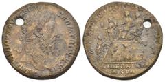 Imperial MARCUS AURELIUS, 161-180 AD. AE, sestertius. Rome. Obv: M ANTONINVS AVG GERM SARM TR P XXXI. Head of Marcus Aurelius, laureate, right. Rev: IMP VIII COS III P P LIBERALITAS AVG VII S C. Aurel