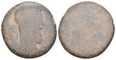 Imperial DIDIUS JULIANUS, 193 AD. AE, Sestertius. Rome. Obv: Laureate head, right. Rev: Uncertain. RIC 16. Condition: Fine. Weight: 18.94 g. Diameter: 32 mm.