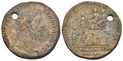 ROMAN IMPERIAL MARCUS AURELIUS, 161-180 AD. AE, sestertius. Rome. Obv: M ANTONINVS AVG GERM SARM TR P XXXI. Head of Marcus Aurelius, laureate, right. Rev: IMP VIII COS III P P LIBERALITAS AVG VII S C.