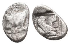 GREEK DYNASTS OF LYCIA, Uncertain Dynast (Circa 480 BC). AR Obol. 1g 11.6m