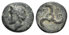 GREEK DYNASTS OF LYCIA. Perikles (Circa 380-360 BC). Ae. 1.94 Gr. 12.9 mm.