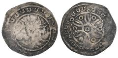 MEDIEVAL&ISLAMIC AUSTRIA. Formbach-Pütten (County). Ekbert II-Ekbert III. Early 12th century-1158. AR Pfennig. Neunkirchen mint. Obv: Figure on horseback right, holding banner; horseshoes in margins. 